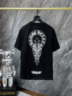 Chh Chrome Hearts T Shirts Sanskrit Casual Loose Short Sleeve T-Shirt