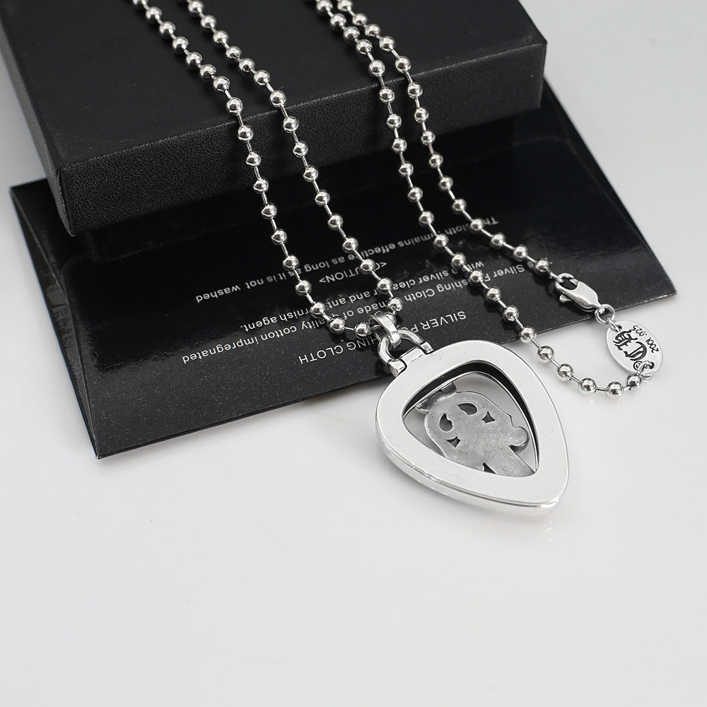 Chrome Hearts letter holy sword pendant